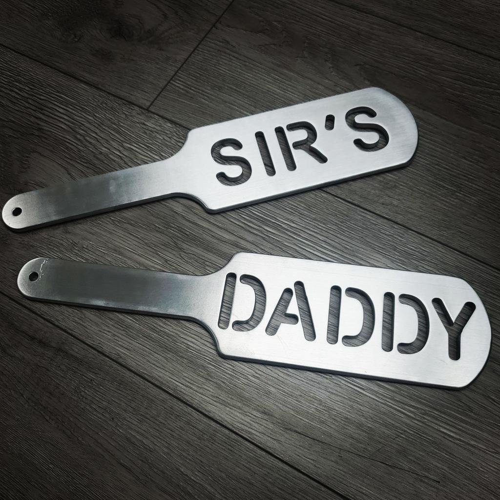 BallisticMetal's tweet photo. What will your paddle say??? #custompaddle #spanking #spanked #sir #daddy #spankingfetish https://t.co/41xzZASaT5