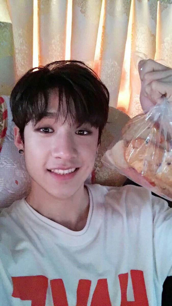 Bang Chan and his precious food