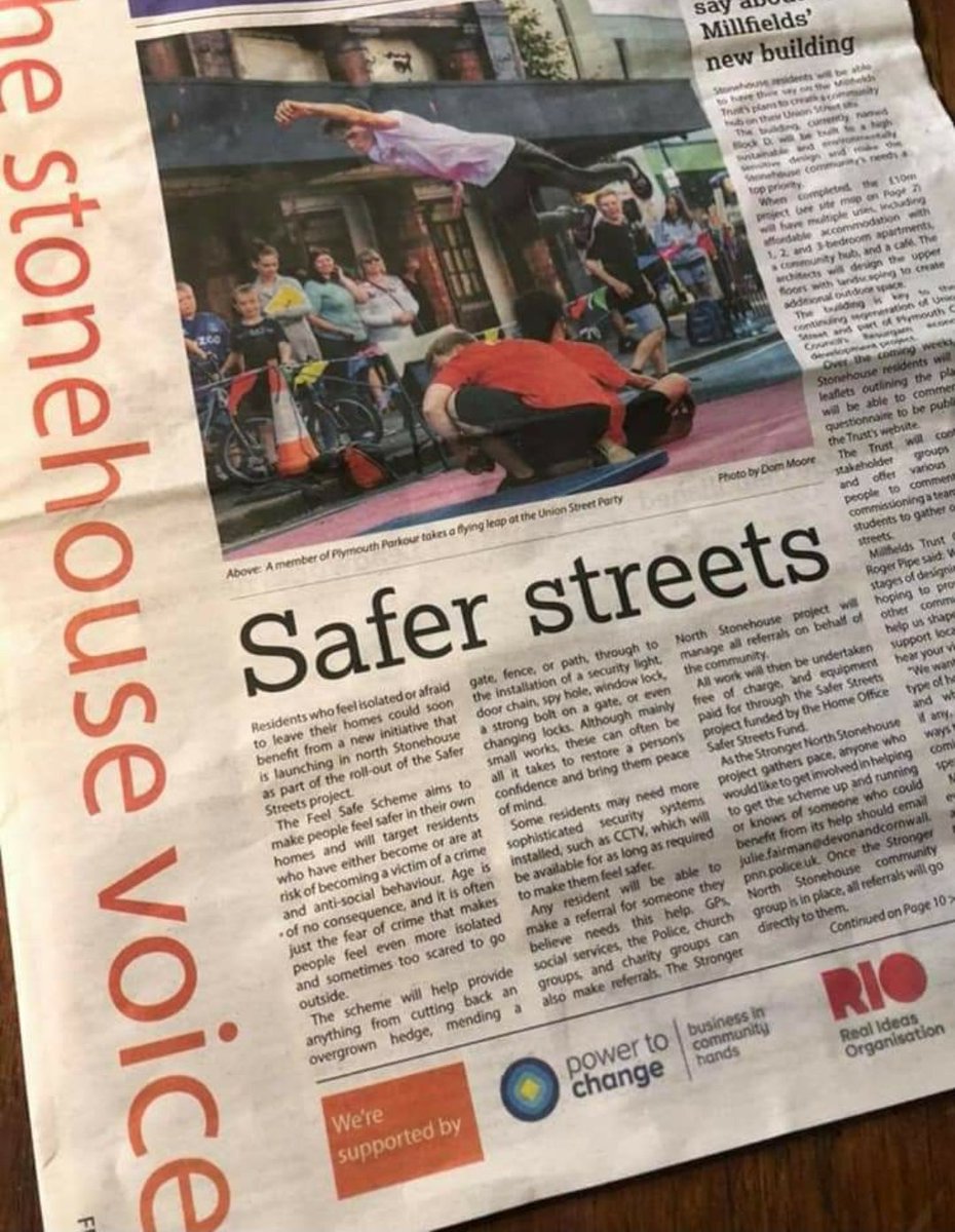 NorthStonehouse's tweet photo. Was great to be on the front page of the The Stonehouse Voice talking more about what we hope to achieve in North Stonehouse over the next few months. 

#northstonehouse #SaferStreets #plymouth #StrongerTogether https://t.co/GGcTofuW4i