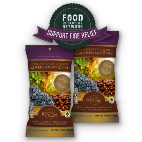 chgofood's tweet photo. After the devastating Tubbs Fire, The Wine Rayzyn Company launched Rescue Rayzyn and saved smoke-damaged grapes from the landfill and created value from millions of tons of fruit deemed “unsalvageable”. Read more about this amazing initiative, here: https://t.co/M0sbDcZKKC https://t.co/EUp6lFNCwO