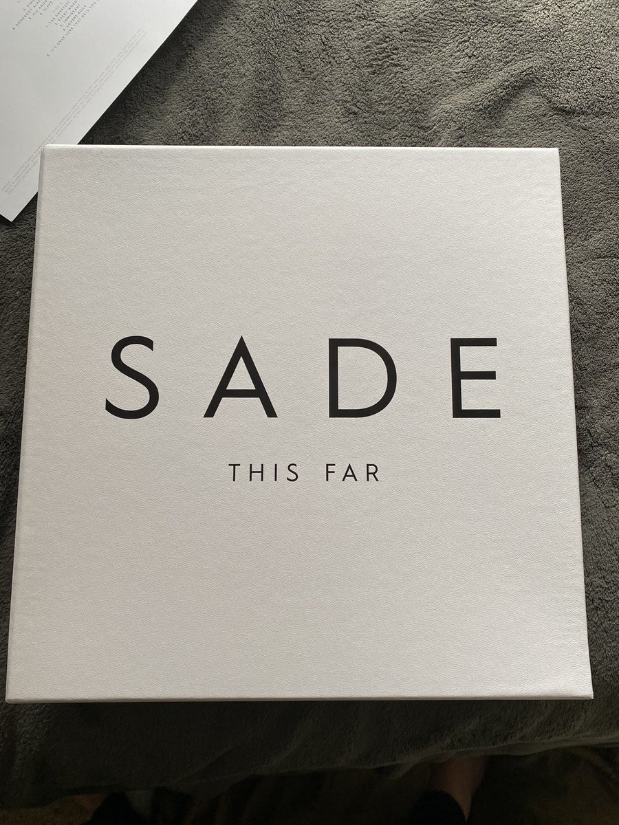 The Sade “This Far” boxsetYes I own every Sade album on vinylI have no regrets