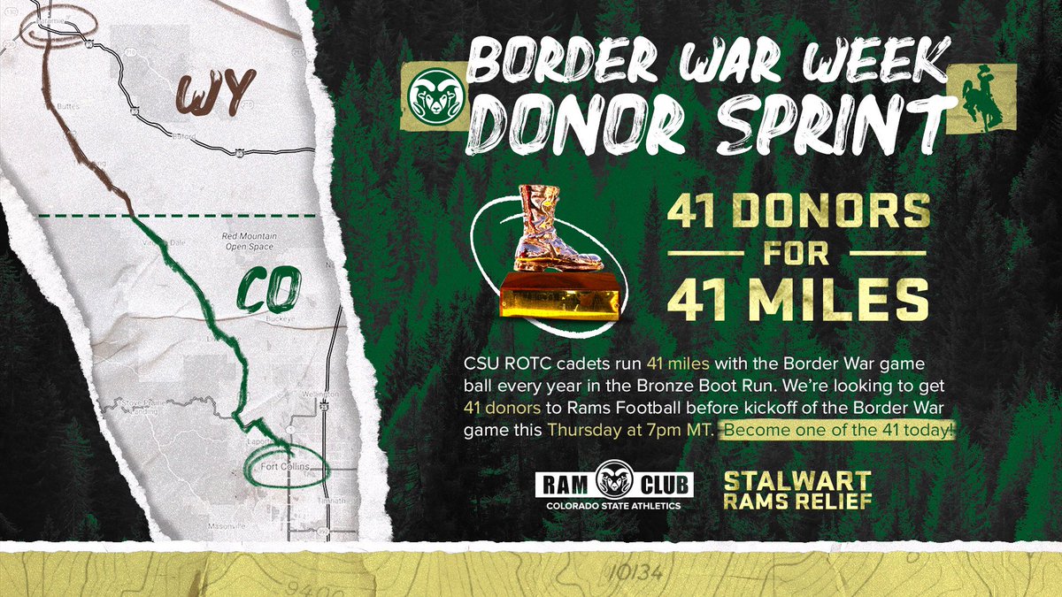 CSURamClub's tweet photo. 7 hours until kickoff! We still need a few more gifts to @CSUFootball to reach our goal of 41 donors, so make your impact now! 

🎁 🤜🤛🏈: https://t.co/Fnbg8qPSn9 https://t.co/5DKq3KcAWd