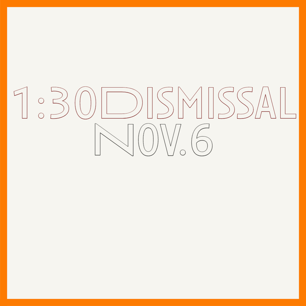 OsceolaBulldogs's tweet image. Nov. 6 will be a 1:30 dismissal!!! #OHS #EARLYOUT #DAWGS #BULLODGS