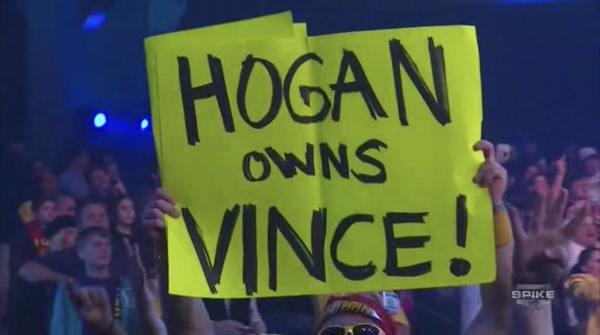 the holkster is in the house, they love him. he says now that he's here, TNA is gonna be the number one company in the world! brother  #tna10
