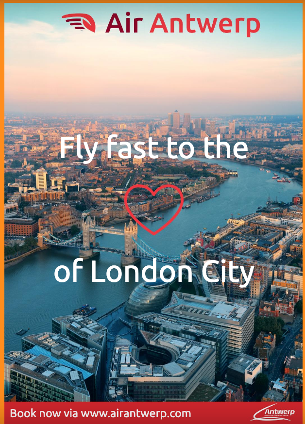 AirAntwerp's tweet photo. [DUTCH] Deze maand nemen we de hele achtercover van @kvkaw (Voka Antwerpen-Waasland) in beslag. Voor uw business blijven we ook deze tijd in het hart van #Londen vliegen! #BusinessTravel #Antwerpen
https://t.co/8xxyMgl2Mp https://t.co/UaMRB1c4yz