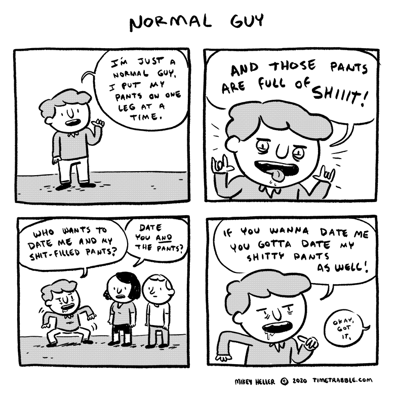 i drew a comic about a normal guy 