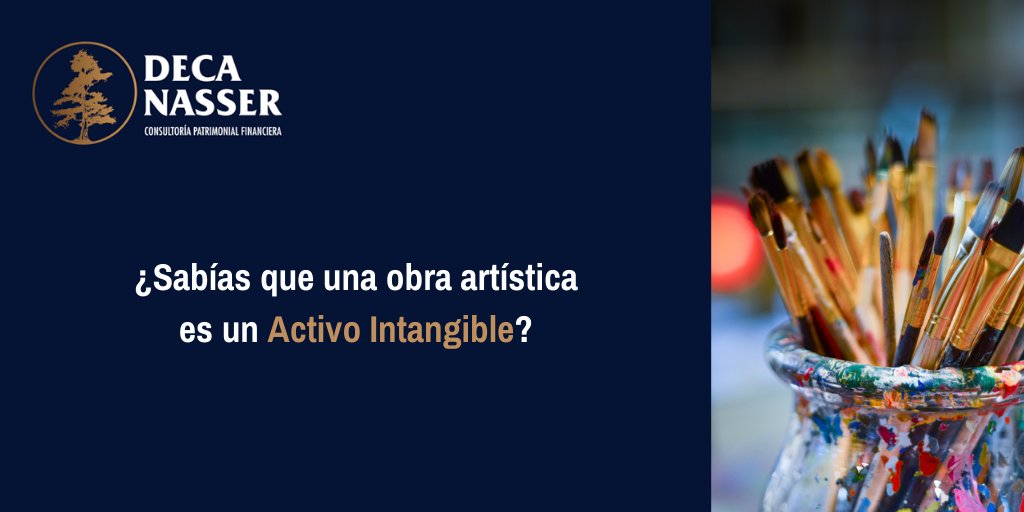 Los derechos que se tienen sobre una obra artística representan un #valoreconómico que puede generar #beneficiosfuturos. Los derechos de autor, marcas registradas o patentes tecnológicas son ejemplos de #ActivosIntangibles