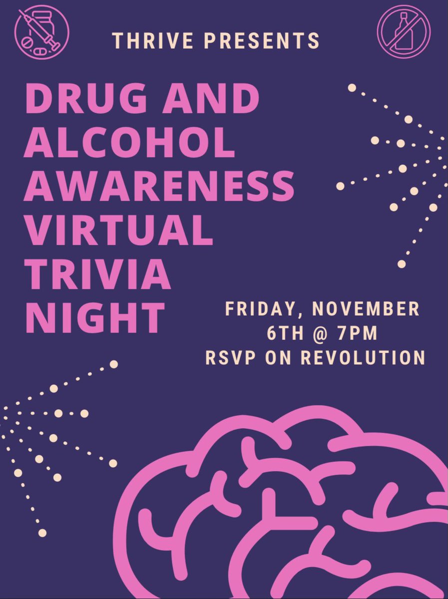 rmu_counseling's tweet photo. Join us for some trivia! Winner gets a free pizza! RSVP on Revolution! #mentalhealthmatters #rmuthrive https://t.co/jDTm9XM6LZ