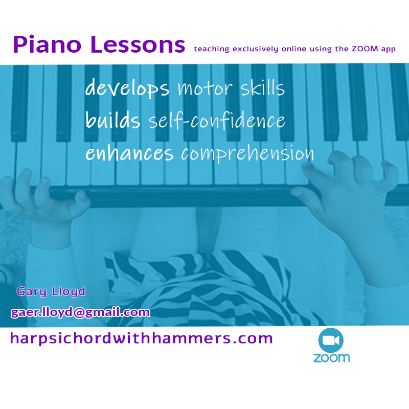 GaerLloyd's tweet photo. Piano Lessons online. After teaching in person for 40 years; now teaching virtually with Zoom. Student age range: 6 to adult, at all levels of playing. #piano #keyboard #pianolesson #zoom #zoompiano #zoomkeyboardlessons #Onlinepiano #teachpianoonline #learntoplaypianoonline https://t.co/8MQrwHHzqr