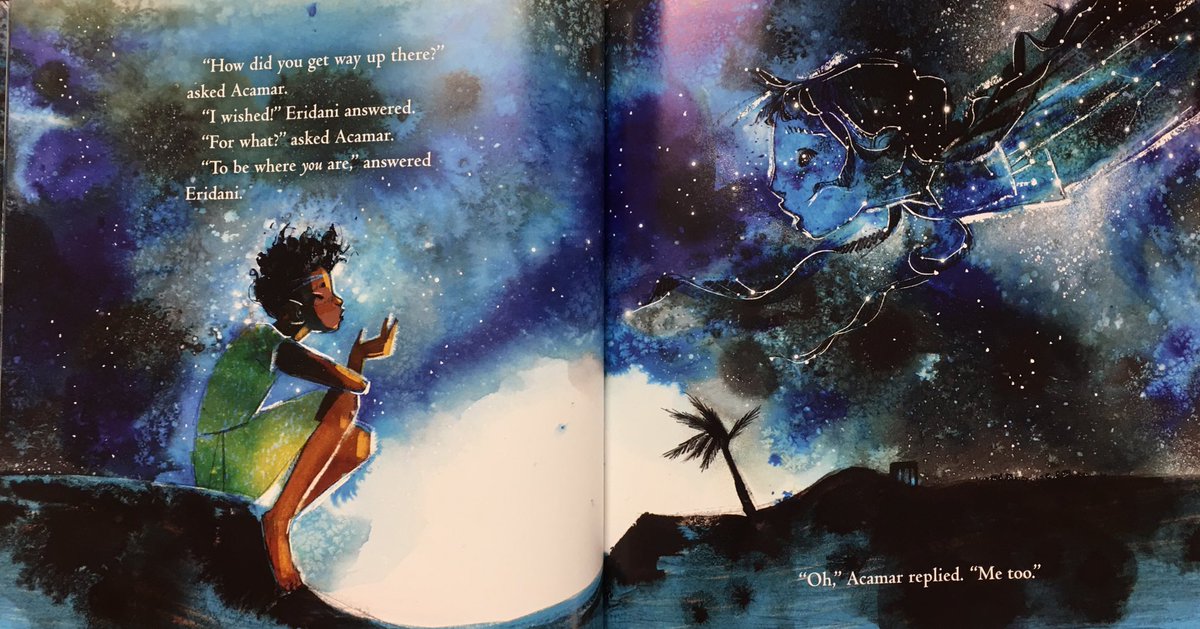 smithsmm's tweet photo. Well this is a bit special.

“Starcrossed” by @juliadraw is a wonderful intergalactic story of friendship, dreams and empathy. The artwork positively shines. Just amazing.
#PicturebookPage https://t.co/5L9940Ko3U