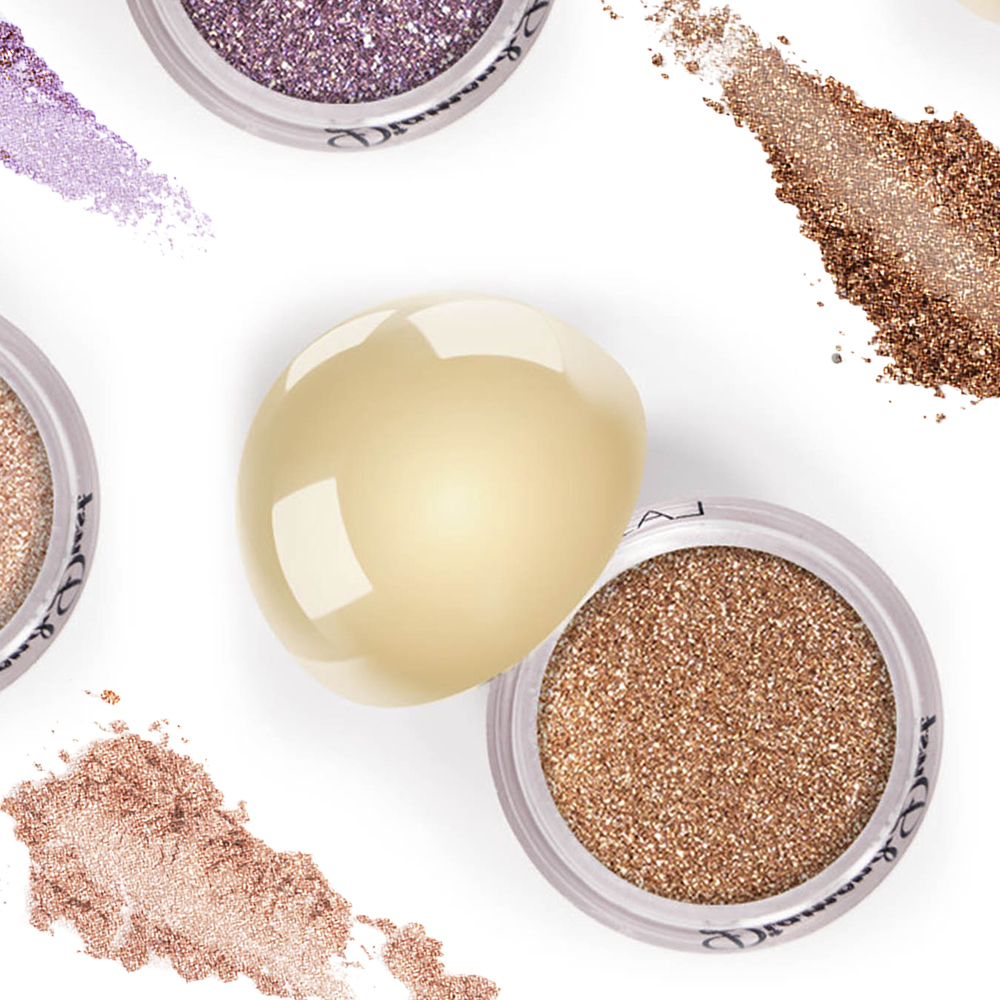Level up your eyeshadow game this holiday with our intensely pigmented Diamond Dust Shadows!