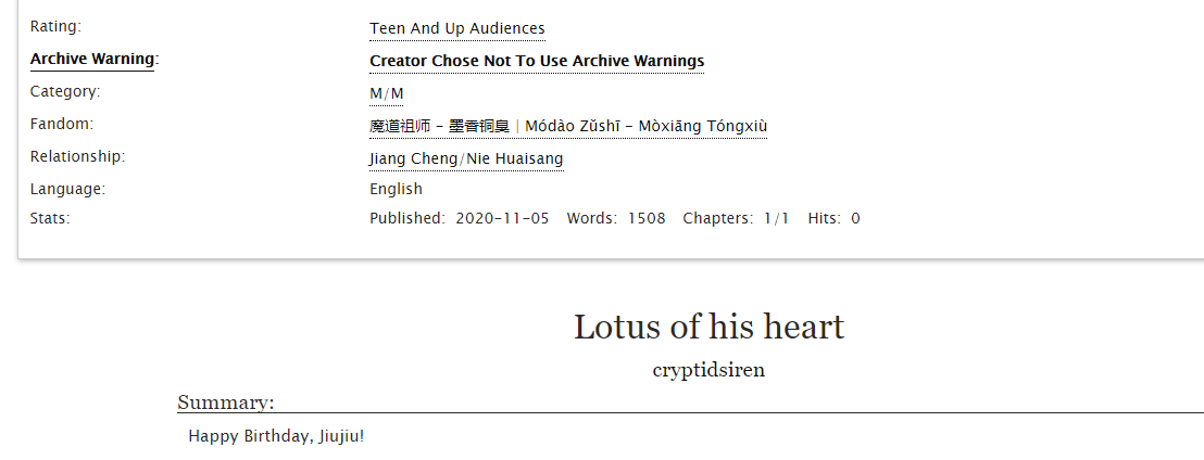 alicelioncourt1's tweet photo. My work for @sc_zine 
https://t.co/RMPYj3VvP2

#江澄1105生日快乐 #sangcheng #modaozushi #mdzs https://t.co/UEUTUcbtQV
