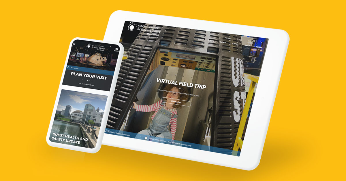 RecessCreative's tweet photo. Science is one of our favorite subjects โ๏ธ๐ญ! We had so much fun working on the @GLScienceCTR's website redesign. Curious? See more: https://t.co/CKg6vMQAt0
#RecessCreative #CLE #ClevelandOhio #WebsiteDesign #UX #StayCuriousCLE https://t.co/0CiGT0ErfD