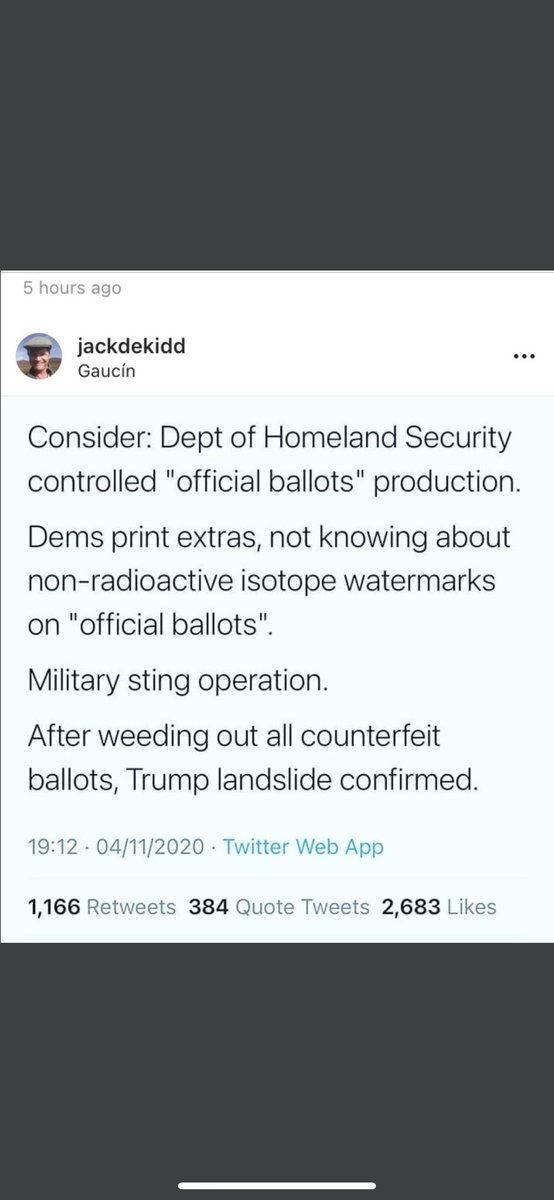 If homeland security have done this then well done  @POTUS The fight starts here!  #ElectionResults2020