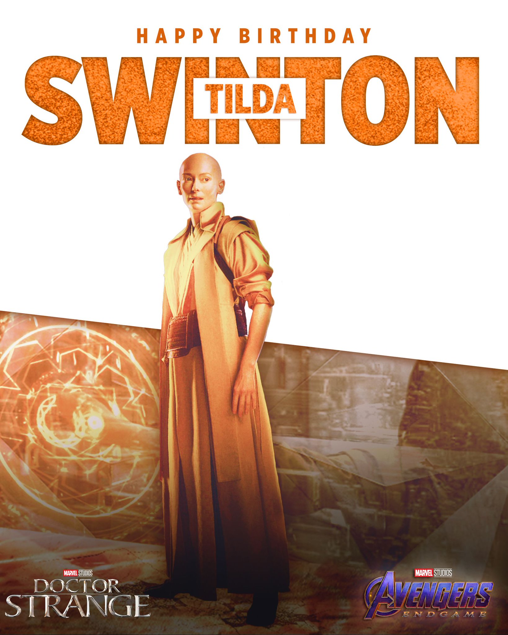 Join us in wishing a very happy 60th birthday to the Ancient One, actress Tilda Swinton! 