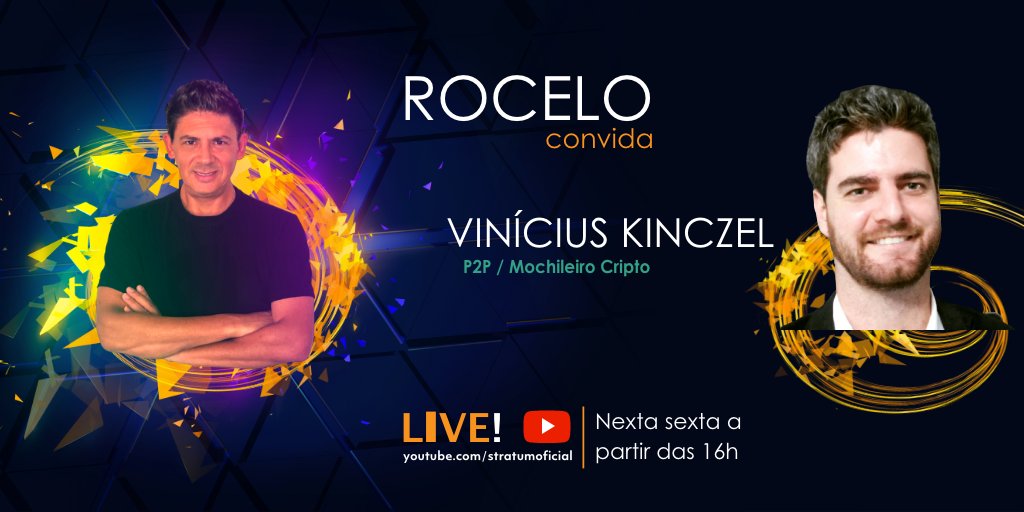 StratumHK's tweet photo. Sexta 06/11 às 16h acompanhe a live sobre a popularização do uso de criptomoedas. @RoceloLopes, CEO da Stratum, recebe Vinícius Kinczel, P2P, Mochileiro Cripto e futuro youtuber. Ele viajará por um ano pagando seus custos somente com criptos. Participe em https://t.co/ISuZBPWY8Z https://t.co/C0GiLITmaB