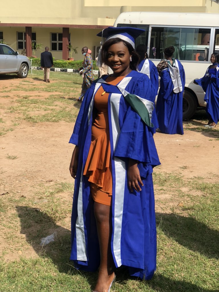 mhizmheee's tweet photo. Today I got inducted into the nursing profession!
I also bagged 9 awards (one is not in that picture) 
I graduated as the overall beat graduating student
I’m grateful because I’m blessed not lucky!!!! ❤️❤️

Okurame Ewoma Gift (Rn, Rm, BNsc) Bowen University https://t.co/7ggx08os2o