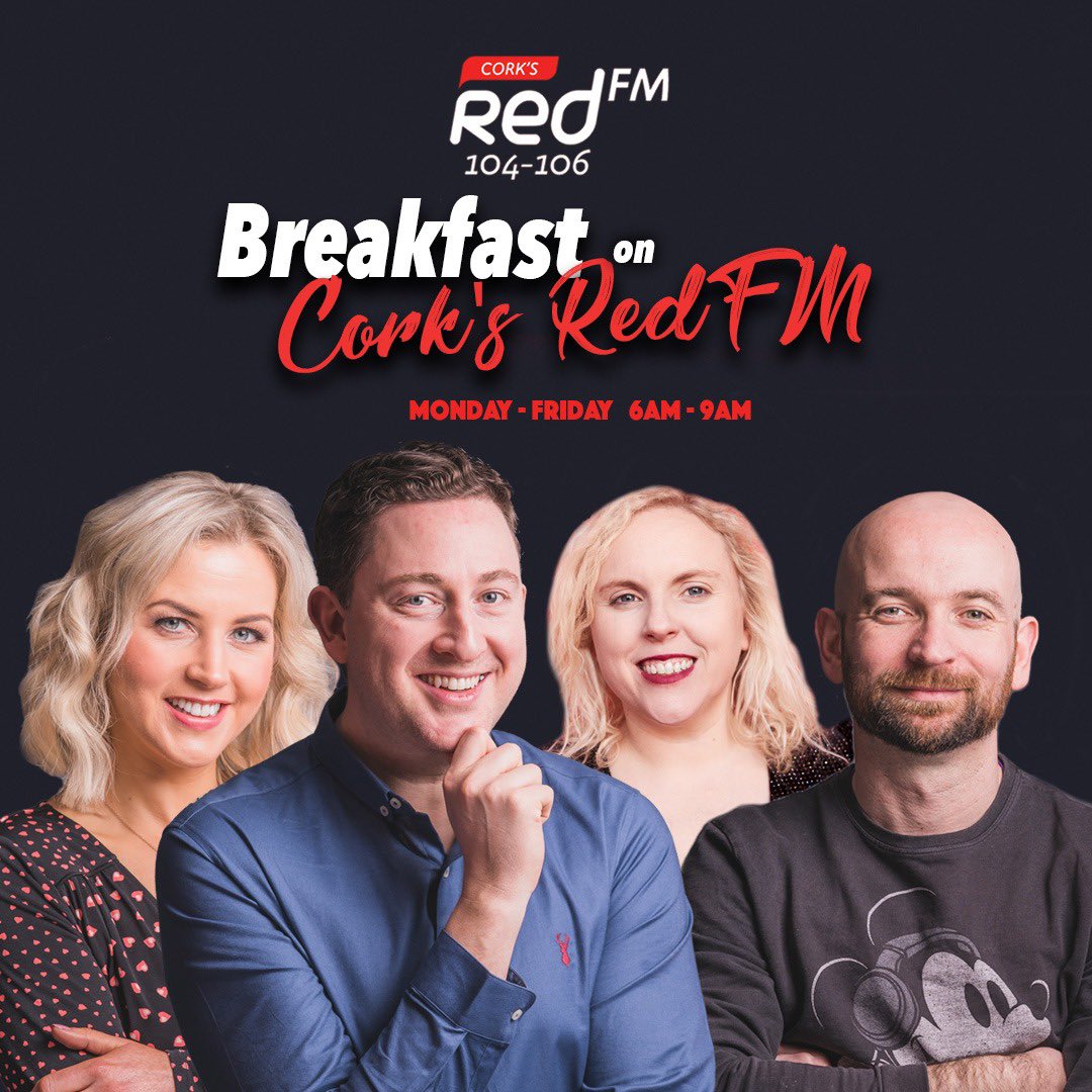 I’m so delighted with our #JNLR figures that I’m holding all my chins with joy!

Red FM Breakfast is Cork’s number one and it’s down to these three people and my three chins.

In a truly crappy year, this is lovely. Thank you for listening. Talk in the morning. #chooseradio