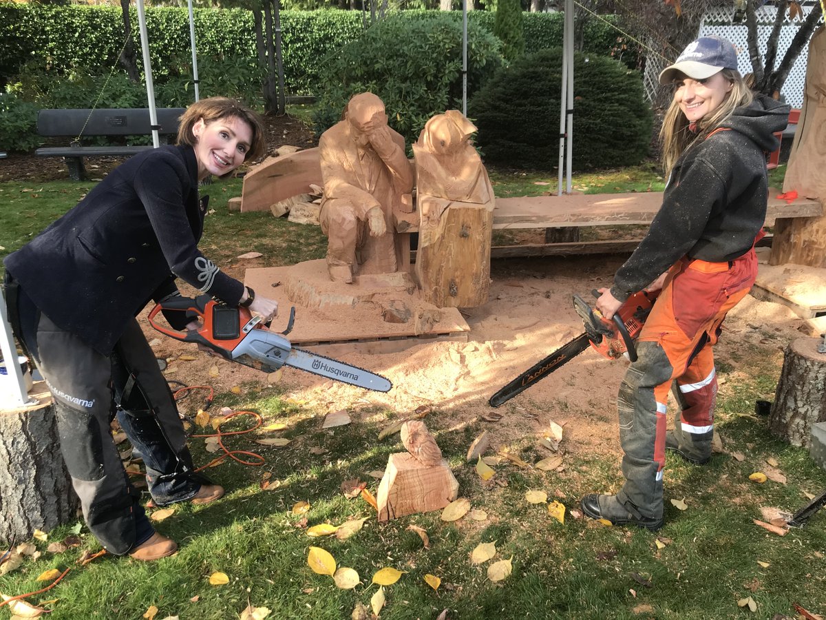 Great job on your owl carving Skye!

<a href="/SkyeRyanCHEK/">Skye Ryan</a> <a href="/DoddsFurniture/">Dodd's Furniture & Mattress</a>