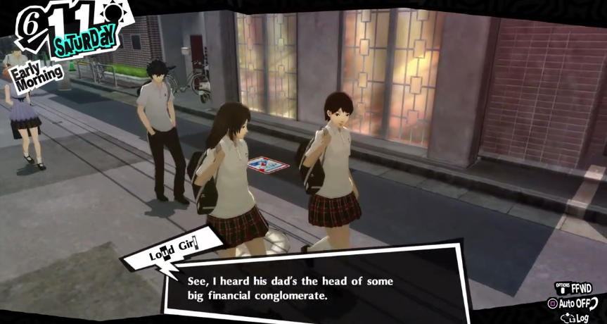 what's also fun, though, is the other girl corrects this fan assumption with what is probably his official profile. and it couldn't be further from his real life and yet, in a weird way, so close. after all his father IS a deeply important man. lies that are close to truths