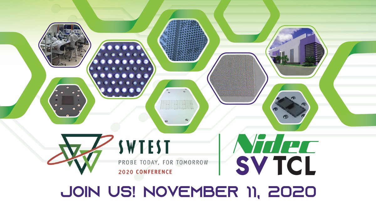 nidecsvprobe's tweet image. Nidec SV TCL is excited to be participating at #SWTest Untethered! Attend Nidec SV TCL&apos;s technical presentation, Challenges of Trench Probing &amp;amp; visit our virtual booth. We look forward to chatting with you!
#SWTestUntethered #NidecSVTCL