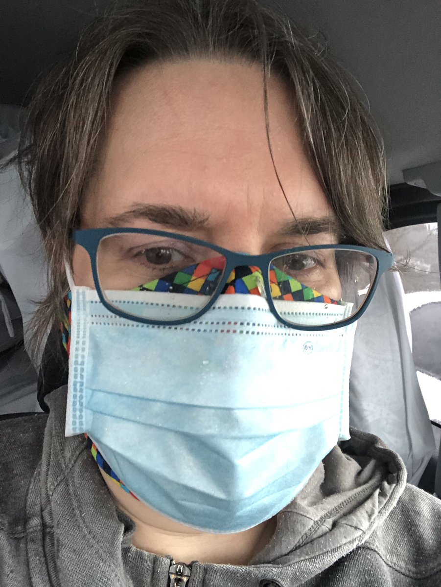 TheCatBall's tweet image. I went to Costco to get a vaccine and walked in wearing my three layer face mask, which has a 7 layer filter inside. They gave me an additional pleated face mask. That’s 11 layers of face mask and guess what? I’m breathing just fine. #facemask #facemaskselfie