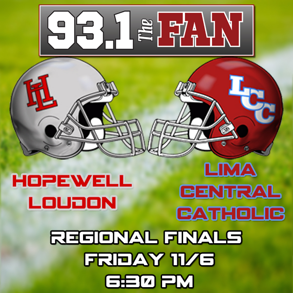 Looking forward to the Regional Finals tomorrow night on <a href="/931TheFan/">Lima's Sports Radio 93.1 The Fan</a> as <a href="/LCCtbirdSports/">Tbird Sports</a> plays host to <a href="/HLSchools/">HLSchools</a>!

Pregame coverage begins at 6:30 PM!