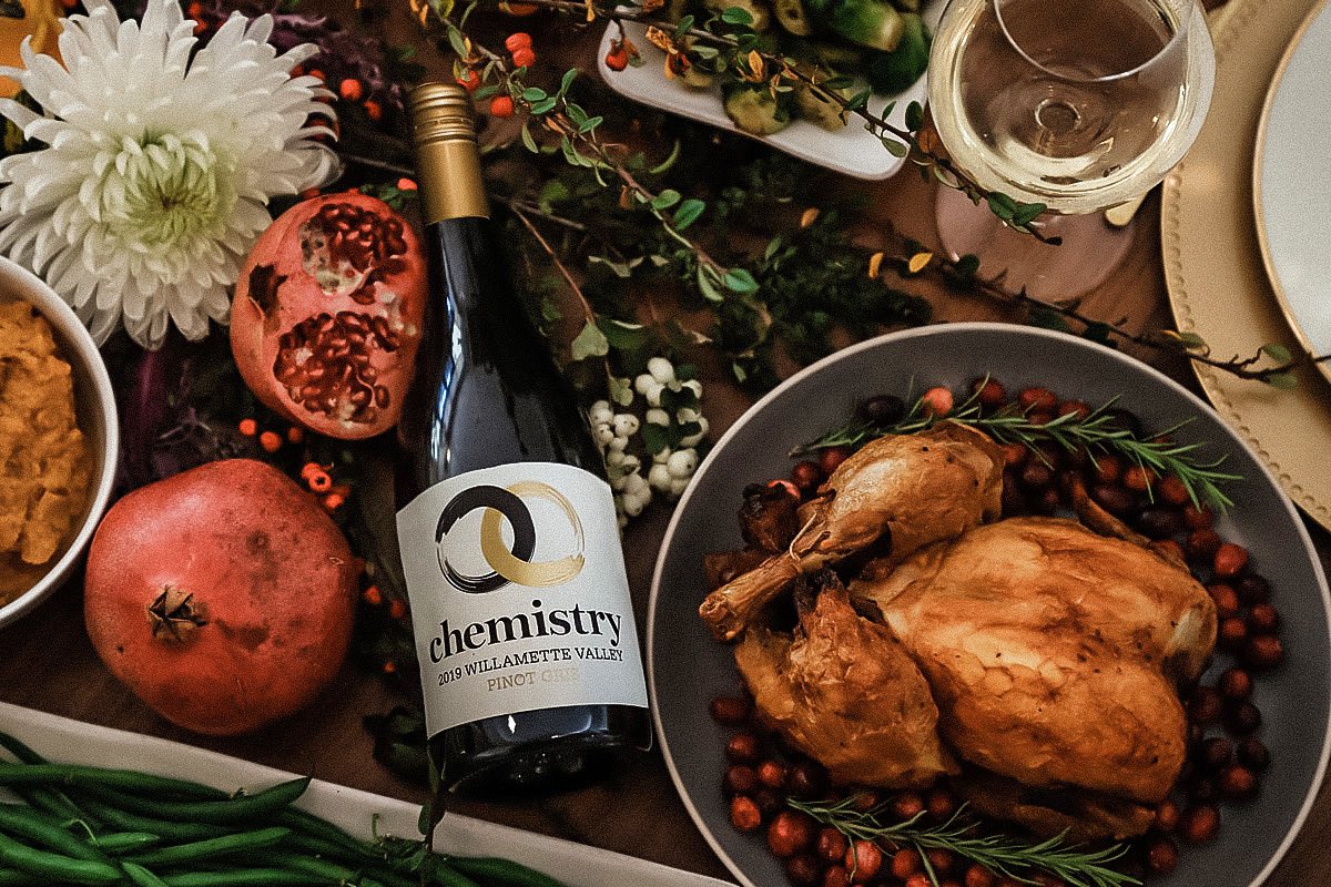 ChemistryWine's tweet photo. Looking for something new to buy, share, or drink? Chemistry Pinot Gris was just named one of @foodandwine favorite wines to pour for Thanksgiving! Stock up for the chilly days of Autumn and the holiday season ahead!
Read more: https://t.co/1JpSPtUQNm
#ThankfulThursday #winetime https://t.co/7GsPiCRSrQ