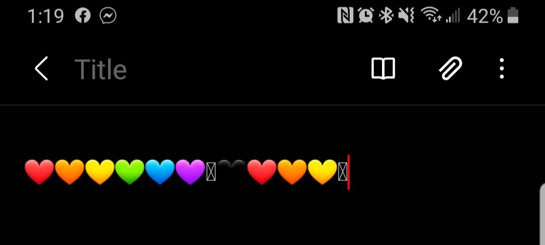 kaykayperkspub's tweet image. @MySamsungApps @SamsungMobileUS @SamsungSupport how come my Galaxy Note8 won&apos;t let me have the white and brown hearts but my boyfriend who has the Galaxy Note 10+ has them. I just updated my phone yesterday! 1st pic is a screenshot 2nd pic is it copied and pasted #samsunghelp