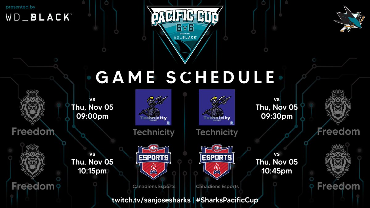 FreedomNHL's tweet photo. 🏒Gameday🥅

Here is our schedule for the second night of the #SharksPacificCup 
 
Stream : https://t.co/Wj8pafSyum https://t.co/sunZijzvhV