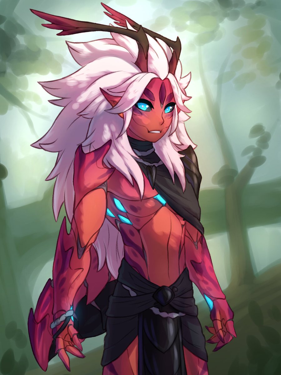 EvinandValia's tweet photo. Ezhir the insect kin!
#oc #digitalart #insectoid #insectkin #Ezhir https://t.co/AKy2br1ZrS