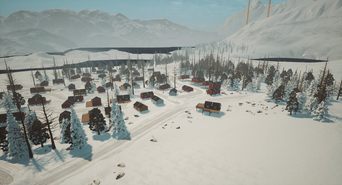 SanderVestjens's tweet photo. Some #screenshots from our snowmobile driving game which I'm developing together with @RealMrSky at Uni. I was responsible for the #leveldesign off the second town on the other side of the mountain. It's an absolute blast to drive around.
#UE4 #gamedev #openworld #Lofotenislands https://t.co/PKWYActYjG