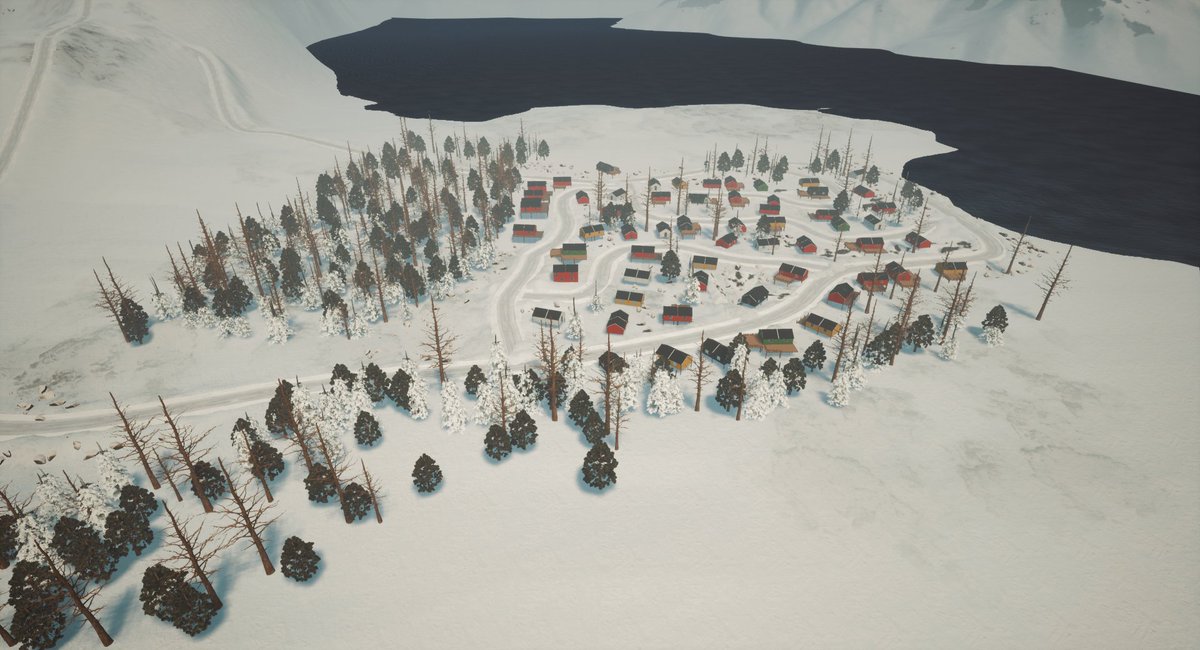 SanderVestjens's tweet photo. Some #screenshots from our snowmobile driving game which I'm developing together with @RealMrSky at Uni. I was responsible for the #leveldesign off the second town on the other side of the mountain. It's an absolute blast to drive around.
#UE4 #gamedev #openworld #Lofotenislands https://t.co/PKWYActYjG
