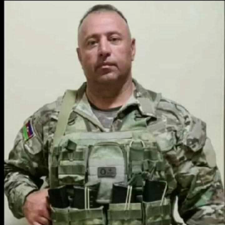 2/4 The person seen in the photo is Colonel Tehran Mensimov, who coordinates the special forces in Nakhichevan. In the summer of 2020 he was the coordinator of the Azerbaijani forces during the Turkish-Azerbaijani military exercises in Nakhichevan