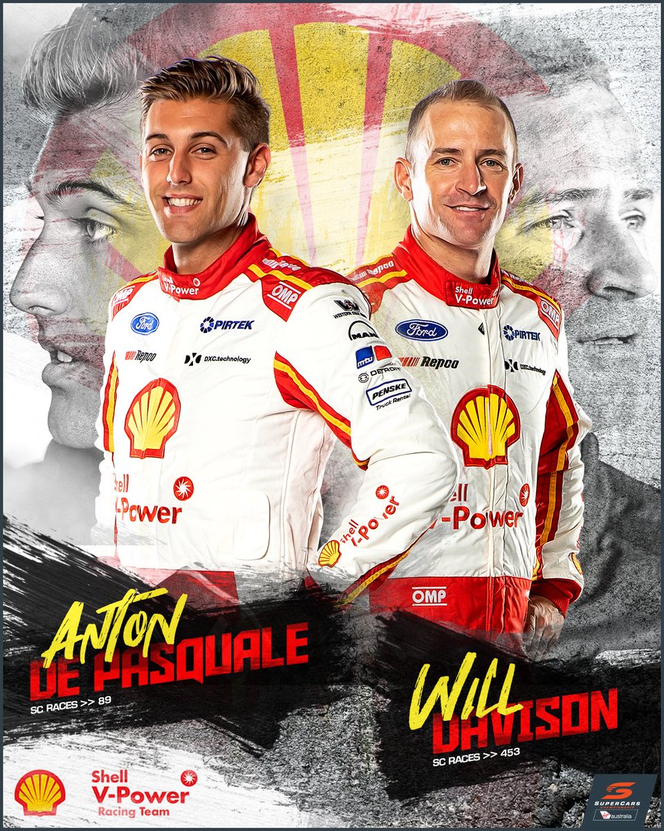 supercars's tweet photo. A new era at the @ShellVPowerRT! 

DJR has confirmed @A_DePasquale and @will_davison for 2021 🔥 #VASC https://t.co/oBHDb6eZdU