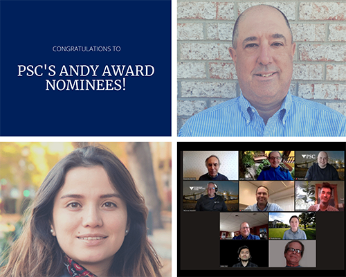psc_live's tweet photo. Congrats to David Kapcin, Paola Buitrago and the PSC COVID Response Team on your Andy Award nominations! https://t.co/hOto5AF7m0 👏👏👏 https://t.co/XOf0Zmbvx9