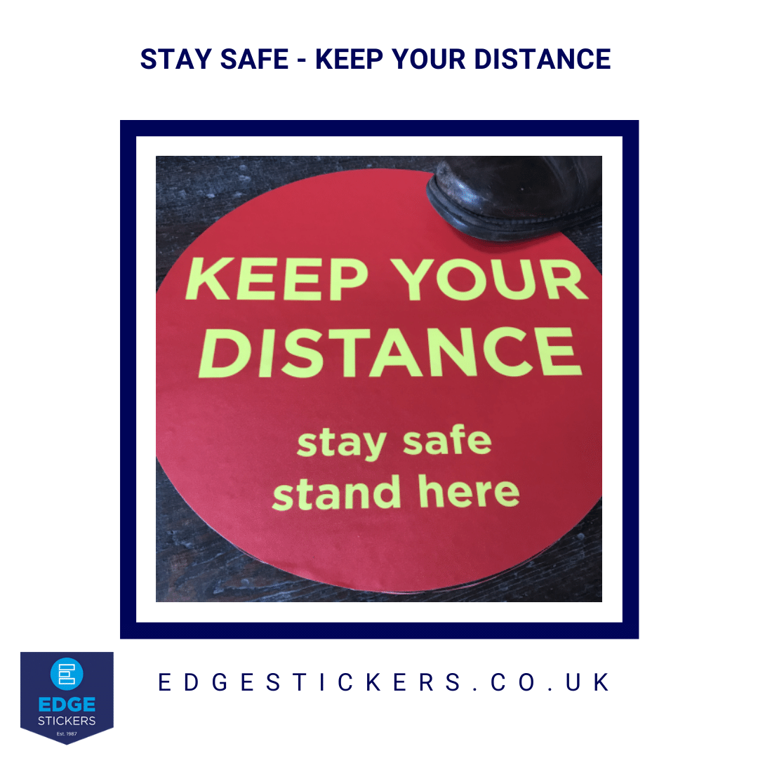 Keep your distance stay safe.  Indoor and outdoor floor stickers
#stickers #indoor #outdoor #floorstickers #staysafe #print 

ow.ly/L19l50C9afx