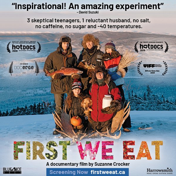The family's latest adventure, #FirstWeEatMovie, launches across Canada starting this weekend!  Check out our latest adventures and see the kids as teenagers.  Screening on the big screen in COVID spaced theatres and also virtually from home.
Details: firstweeat.ca/current-screen…