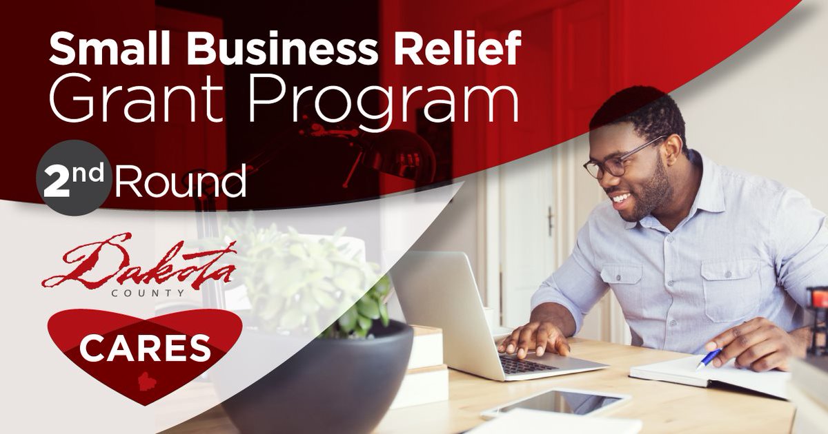 farmingtonmn's tweet photo. Has your Dakota County home-based small business suffered financially because of COVID-19? The deadline to apply for the Small Business Relief Grant Program is tomorrow (Friday, Nov. 6) at 4:30 p.m. Check your eligibility and apply here: https://t.co/6Jo2sG6F0N. https://t.co/EAU6AzoY6A