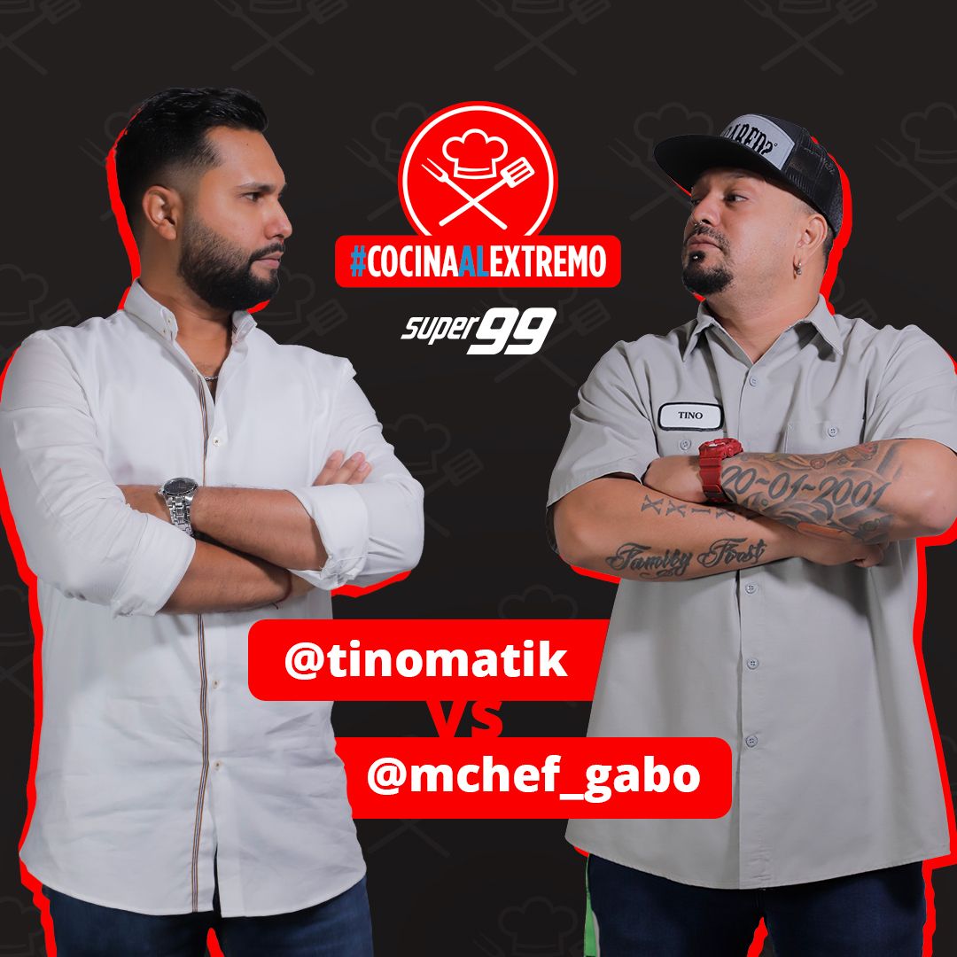 super99_panama's tweet photo. #CocinaAlExtremo 👩‍🍳👨‍🍳 junto a nosotros.
Tinomatik y Chef Gabo con muchos obstáculos y drama 
¿La receta de hoy?
🍽️ Un delicioso DESAYUNO PANAMEÑO

🤳 Sintonízanos hoy  en nuestro canal de Youtube Super 99 Panamá o en nuestro IGTV a las 7:00 p.m.  #Super99 #TeConviene https://t.co/rL6HfGHSuf
