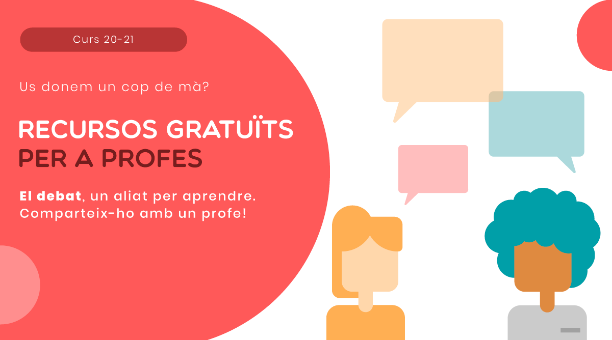 Make_and_Learn's tweet photo. A #MakeAndLearn volem que les noves generacions desenvolupin l’esperit crític i siguin capaces de dialogar i treballar en equip.

Avui us portem alguns recursos per introduir el debat a les aules! 🙋‍ 🗣.

Compartiu aquest post amb qui el pugui necessitar! https://t.co/sUZKrsSVj7