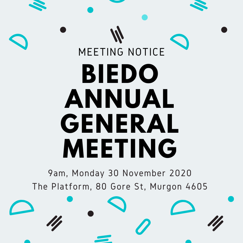 Announcing BIEDO's AGM!