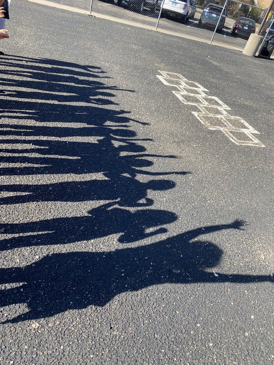 CW_MrsLong's tweet photo. Wanted to stay outside longer on this beautiful day so we talked about shadows! #makelearningfun #learningoutside #CWCommunity #WHY305 @USD305 @PrincipalGriff_ @WeAreCottonwood https://t.co/YrygGh1L3p
