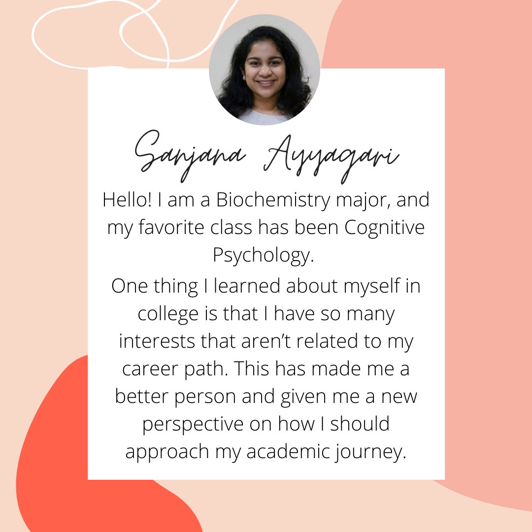 uh_doslc's tweet photo. Meet our final panelist, Sanjana!
RSVP here for the Mid-Semester College Panel tonight at 6pm: https://t.co/GaKVnq9Ffo https://t.co/052IDWLiGU