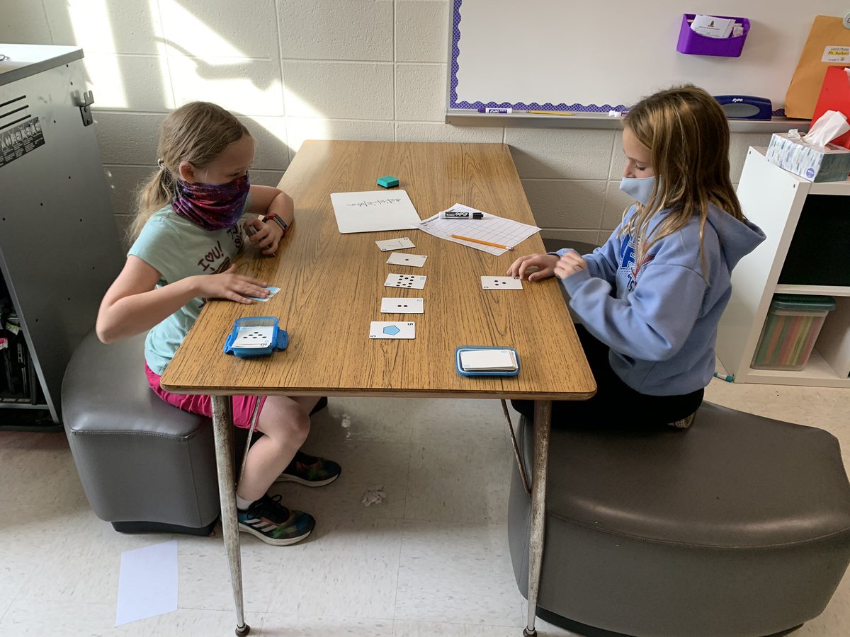 lauramoore204's tweet photo. Today 5th graders began working with numerical expressions by playing ‘Name that Number’ and recording the ways they used their 5 number cards to create a target number. Love using games to engage in math skills! https://t.co/p0DFZ0kpb3