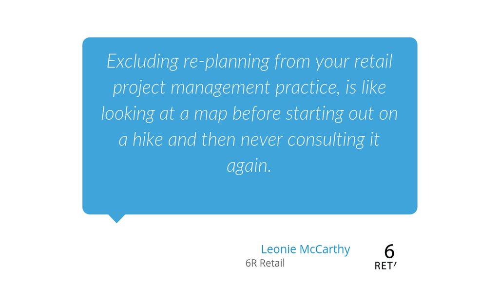 Changes come out of the left-field, like a landslip, changes that you couldn't have possibly planned for and that's okay. Just re-plan.

Discover more 👉 bit.ly/36Sgp0F

#projects #projectmanagement #projectreplanning #plan #replan #cmo #ceo #cio #projectmanager