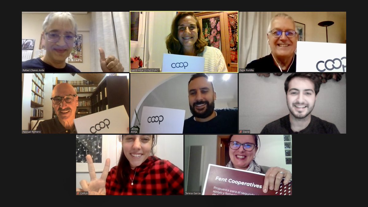 concoval's tweet photo. FENT COOPERATIVES 2021-2022 ja està quasi a punt per a la seua presentació. Moltes gràcies a l’equip redactor. Un privilegi treballar amb este grup tan intel.ligent, creatiu i compromés #cooperarsuma https://t.co/CHAovDh3v2