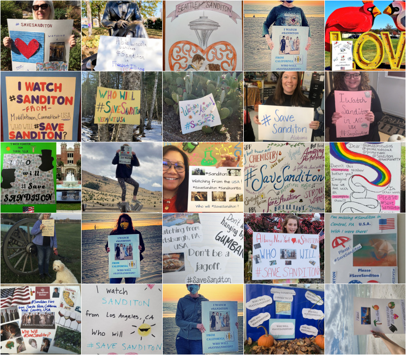 SanditonUsa's tweet photo. HERE IT IS... ALL OF US ARE #Sanditon fans from the USA!!
#SanditonUSA #SanditonPBS
Won't you save our show??? We are dedicated fans and only a small percentage of our whole group!
@AmazonStudios @PrimeVideo @primevideouk @RedPlanetTV @netflix @hulu @WGBH @PBS @masterpiecepbs https://t.co/IlsAzwjl3i