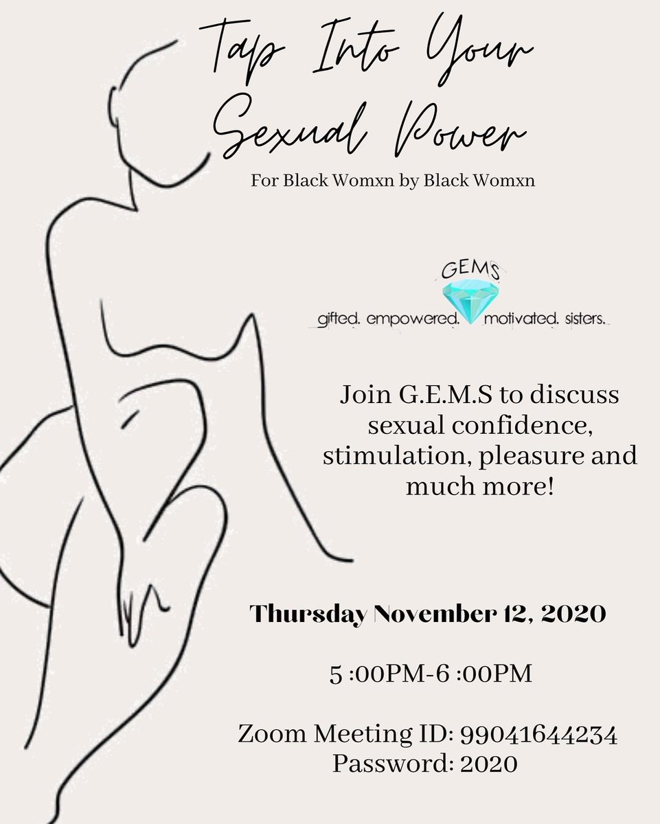 gems_ku's tweet photo. Join us next week for our two day event that focuses on owning your sexuality and being sexually comfortable/confident in your body! 💎 https://t.co/2QgN4FGpfe
