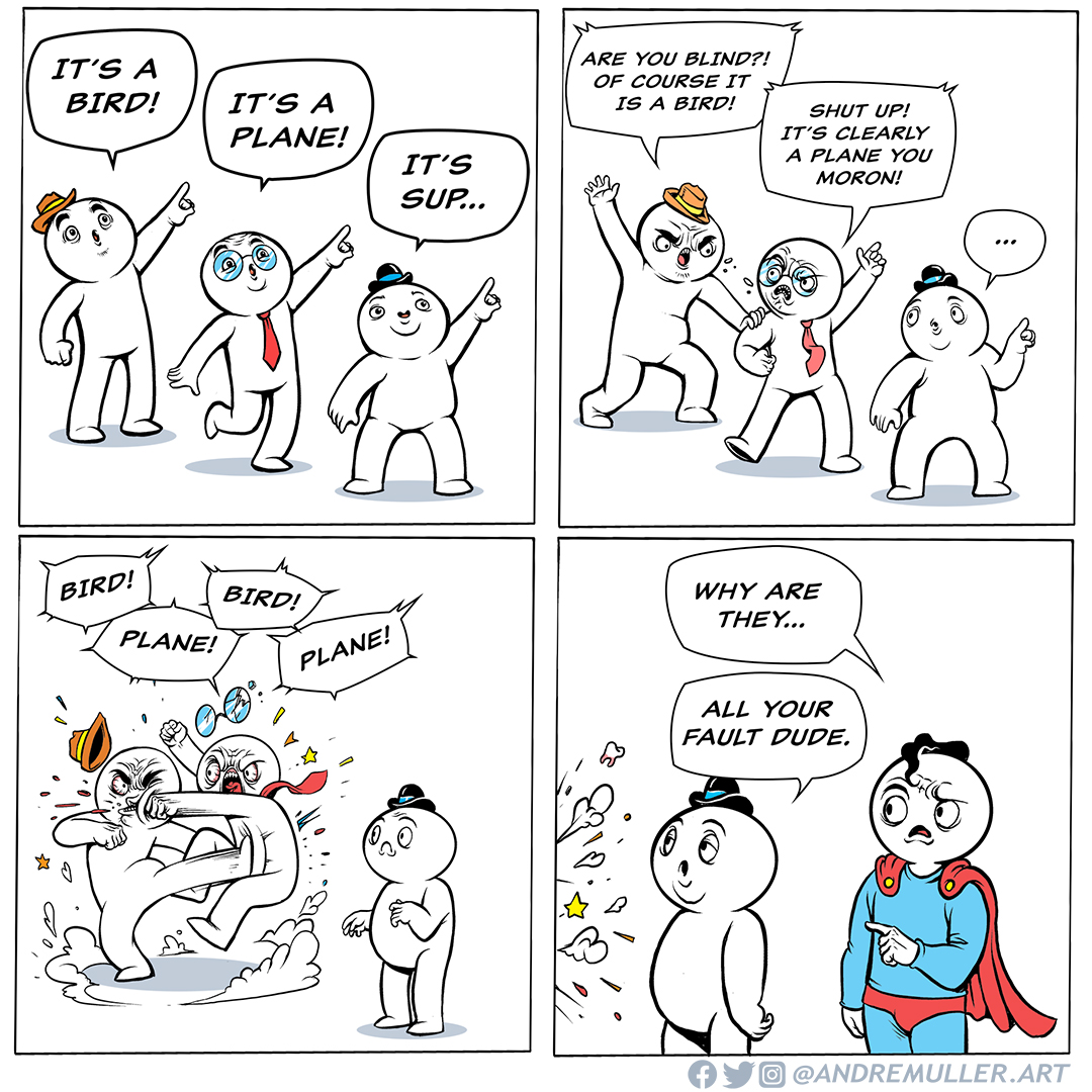 It's a bird! It's a plane! It's...